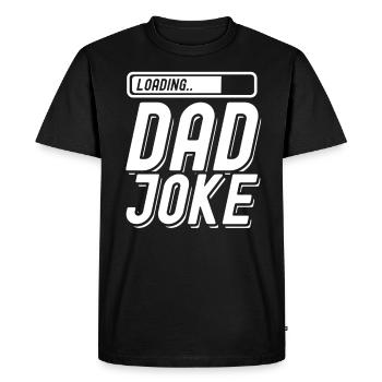 Download Dad Joke Papa Father Jokes Jokes - Men's Premium Organic T-Shirt - black - Front - Nico (187cm)