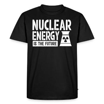 Nuclear power is the future Nuclear energy Nuclear energy - Men's Premium Organic T-Shirt - black - Front - Nico (187cm)