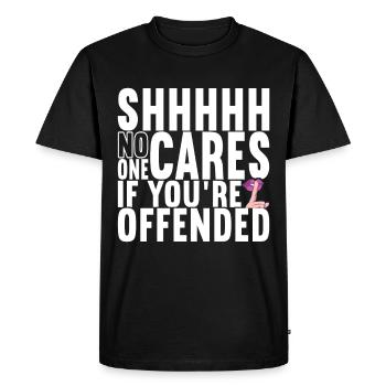 Funny sayings Funny sayings - Men's Premium Organic T-Shirt - black - Front - Nico (187cm)