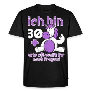 31. Geburtstag 31 Jahre Alt - Männer Premium Bio T-Shirt - Schwarz - Vorne - Nico (187cm)