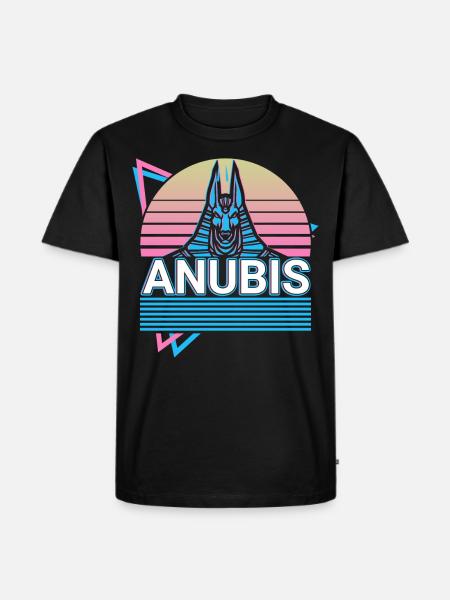 Anubis Egyptian God Egypt Gift - Men's Premium Organic T-Shirt - black