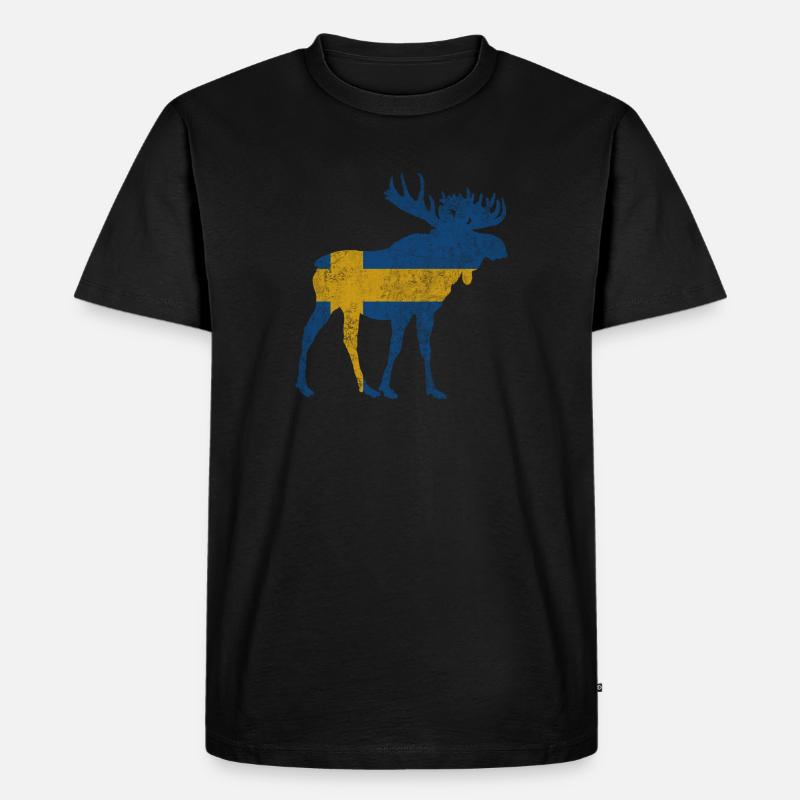 Suède Suède Orignal - T-shirt Premium bio Homme - noir