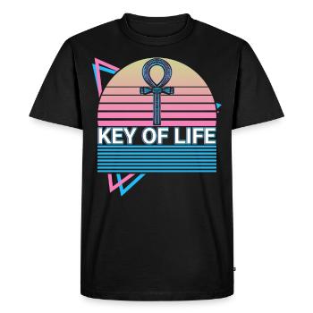 Cadeau égyptien Anhk Keys of Life - T-shirt Premium bio Homme - noir - Devant - Nico (187cm)