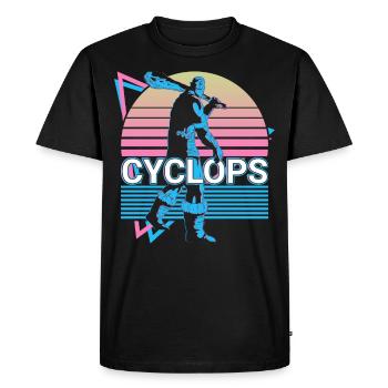 Cyclope Cadeau de mythologie grecque - T-shirt Premium bio Homme - noir - Devant - Nico (187cm)