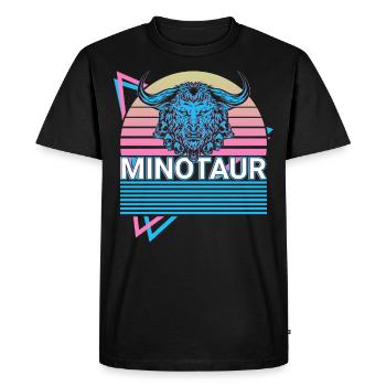 Minotaure Cadeau de mythologie grecque - T-shirt Premium bio Homme - noir - Devant - Nico (187cm)