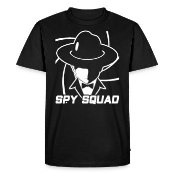 Spy Team Espion Détective Privé Privé - T-shirt Premium bio Homme - noir - Devant - Nico (187cm)