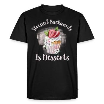 Bakery Confectioner Confectioner Confectioner Patissier - Men's Premium Organic T-Shirt - black - Front - Nico (187cm)