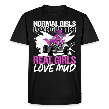 Quad Bike Quad Riders - Men's Premium Organic T-Shirt - black - Front - Nico (187cm)