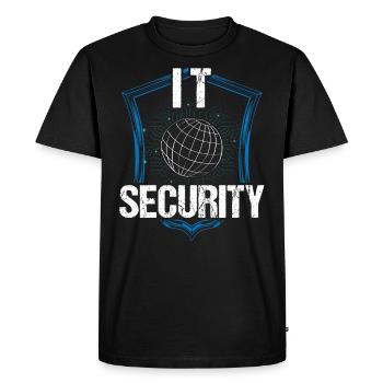 It Security Hack Hacker Hacking Cybersecurity - Men's Premium Organic T-Shirt - black - Front - Nico (187cm)