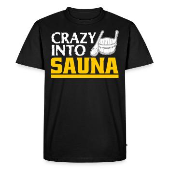 Sauna Wellness Sauna goer Sauna - T-shirt Premium bio Homme - noir - Devant - Nico (187cm)