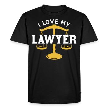 J’aime mon avocat Avocat Avocat Avocat - T-shirt Premium bio Homme - noir - Devant - Nico (187cm)