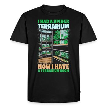 Spider Spider propriétaire Tarantula - T-shirt Premium bio Homme - noir - Devant - Nico (187cm)
