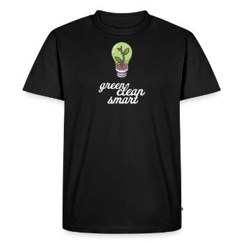 Renewable Energies I Energy Transition Electricity - Men's Premium Organic T-Shirt - black - Front - Nico (187cm)