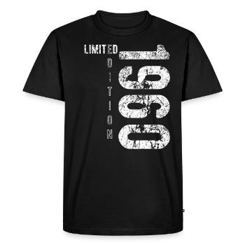 Édition Limitée 1960 Anniversaire Vintage 1960 - T-shirt Premium bio Homme - noir - Devant - Nico (187cm)