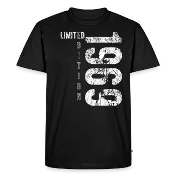 Édition limitée 1969 Anniversaire Naissance 1969 - T-shirt Premium bio Homme - noir - Devant - Nico (187cm)