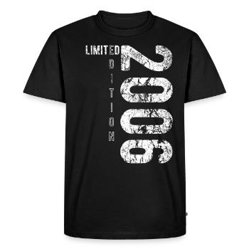 Édition Limitée 2006 Anniversaire Vintage 2006 - T-shirt Premium bio Homme - noir - Devant - Nico (187cm)