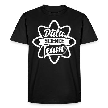 Team Data Science Data Scientist Data - Men's Premium Organic T-Shirt - black - Front - Nico (187cm)