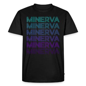 Minerve Déesse grecque Déesse de la Sagesse Ret - T-shirt Premium bio Homme - noir - Devant - Nico (187cm)