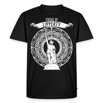 Hermannsdenkmal Statue of Lipperty Lippe - Men's Premium Organic T-Shirt - black - Front - Nico (187cm)
