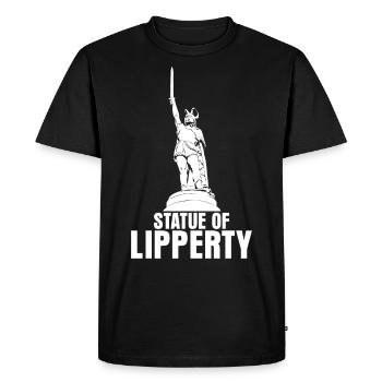 Hermann Monument Witz Detmold Lippe - Men's Premium Organic T-Shirt - black - Front - Nico (187cm)