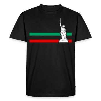 Hermann Monument Arminius Lippe Detmold - Men's Premium Organic T-Shirt - black - Front - Nico (187cm)