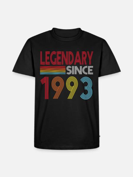 Legendary since 1993 - Men's Premium Organic T-Shirt - black