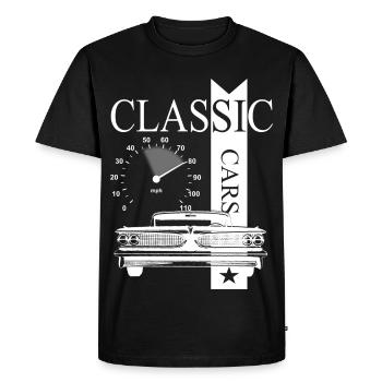 Automobile Classic Cars - Men's Premium Organic T-Shirt - black - Front - Nico (187cm)