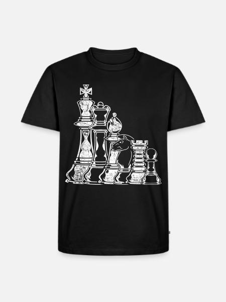 chess - Men's Premium Organic T-Shirt - black