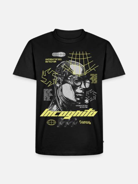 Urban Future – Futuristic Streetwear - Men's Premium Organic T-Shirt - black