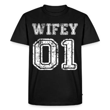 Mariage mariage mariage cérémonie amour idée cadeau - T-shirt Premium bio Homme - noir - Devant - Nico (187cm)