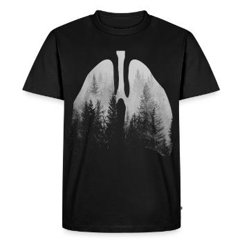 Randonnée amusante rengaine dames cadeau montagne randonnée - T-shirt Premium bio Homme - noir - Devant - Nico (187cm)