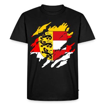 Véritables T klagenfurt & Carinthie Patriotes & Vacanciers - T-shirt Premium bio Homme - noir - Devant - Nico (187cm)