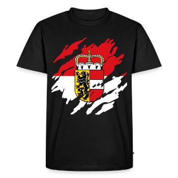 Véritable Salzbourg & Autriche Patriotes & Vacanciers - T-shirt Premium bio Homme - noir - Devant - Nico (187cm)