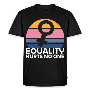Feminist Feminism Emancipation Gift - Men's Premium Organic T-Shirt - black - Front - Nico (187cm)