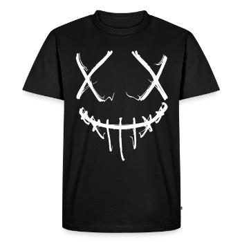 Horreur Halloween Masque facial Purge Optique - T-shirt Premium bio Homme - noir - Devant - Nico (187cm)