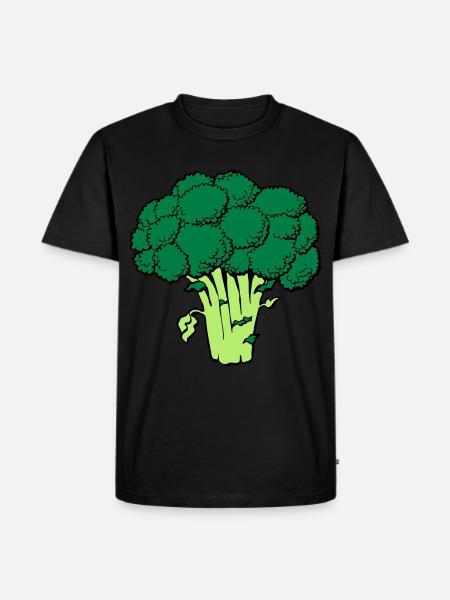 Broccoli - Men's Premium Organic T-Shirt - black