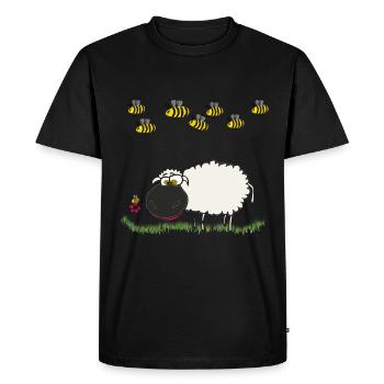 Écologistes - T-shirt Premium bio Homme - noir - Devant - Nico (187cm)