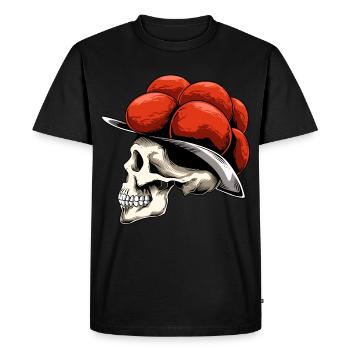 Bollenhut Totenkopf Schwarzwald pour un - T-shirt Premium bio Homme - noir - Devant - Nico (187cm)