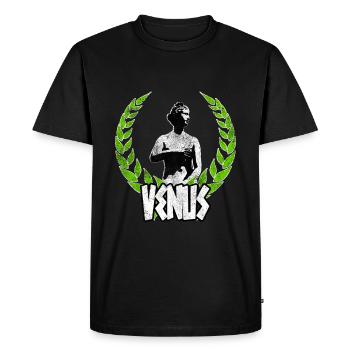 Hellénisme Rome Grèce Vénus Aphrodite Dieu - T-shirt Premium bio Homme - noir - Devant - Nico (187cm)