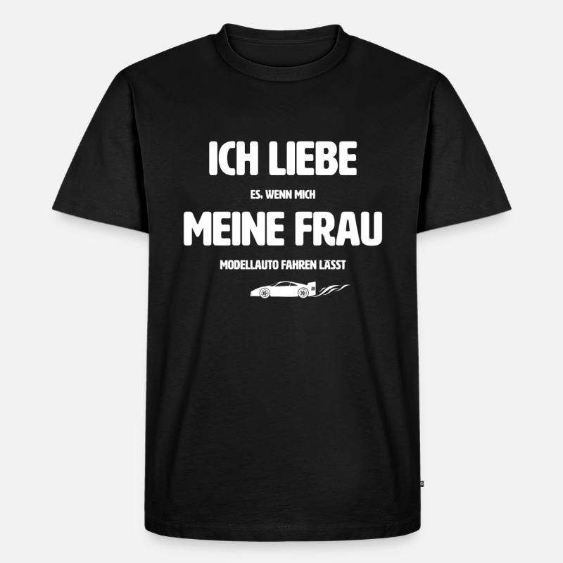 RC Modellauto Modellbau Geschenk - Männer Premium Bio T-Shirt - Schwarz