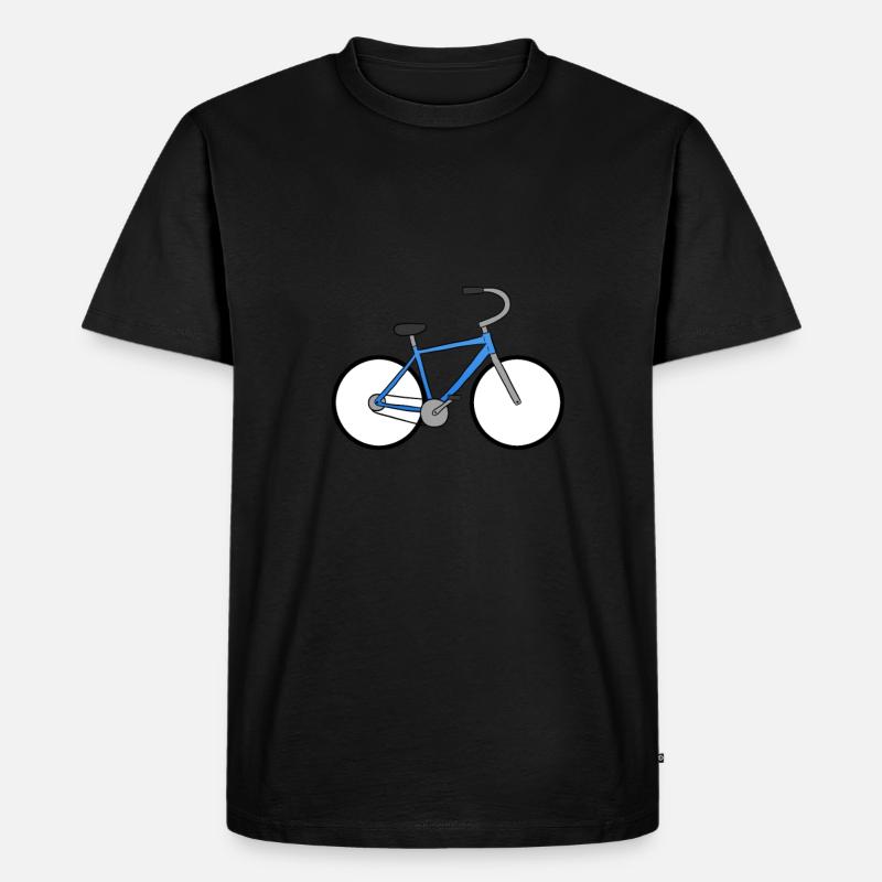 Bicycle - Männer Premium Bio T-Shirt - Schwarz
