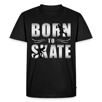 Inliner Skate Skate Inline Skate Idée cadeau - T-shirt Premium bio Homme - noir - Devant - Nico (187cm)