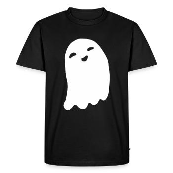 Fantôme fantôme déguisement fantôme fantôme halloween - T-shirt Premium bio Homme - noir - Devant - Nico (187cm)
