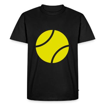 Tennis Ball Ball Sport Tennis Gift Ball Sport - Men's Premium Organic T-Shirt - black - Front - Nico (187cm)