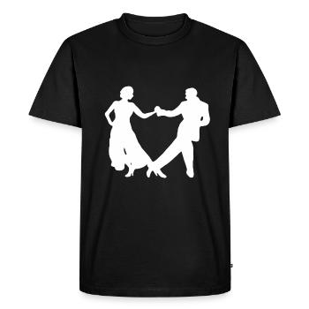 Tango danseur salsa cadeau danse couple danse - T-shirt Premium bio Homme - noir - Devant - Nico (187cm)