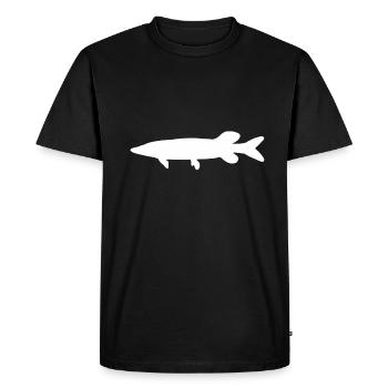 Fish marine animals shark fishes animal fish marine animal - Men's Premium Organic T-Shirt - black - Front - Nico (187cm)