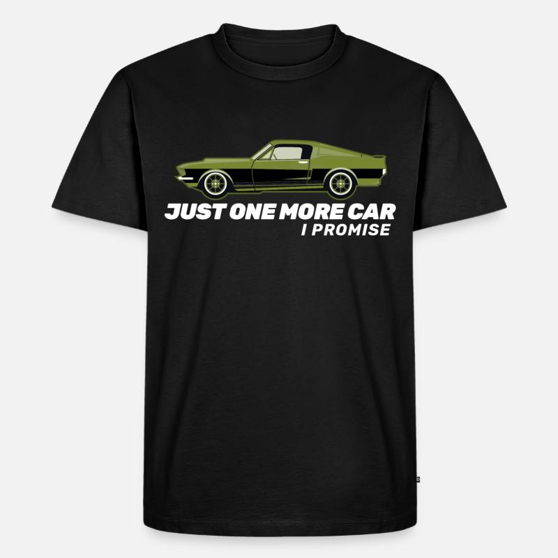 Oldtimer Classic car Geschenk - Männer Premium Bio T-Shirt - Schwarz