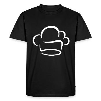 Cadeau de cuisine de chef cuisinier boulanger - T-shirt Premium bio Homme - noir - Devant - Nico (187cm)