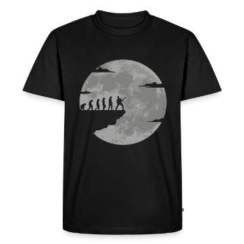 Guitar gift idea guitarist guitar player - Men's Premium Organic T-Shirt - black - Front - Nico (187cm)