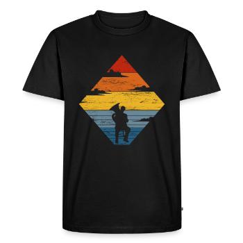 Tuba tuba player tuba player brass instrument music - Men's Premium Organic T-Shirt - black - Front - Nico (187cm)